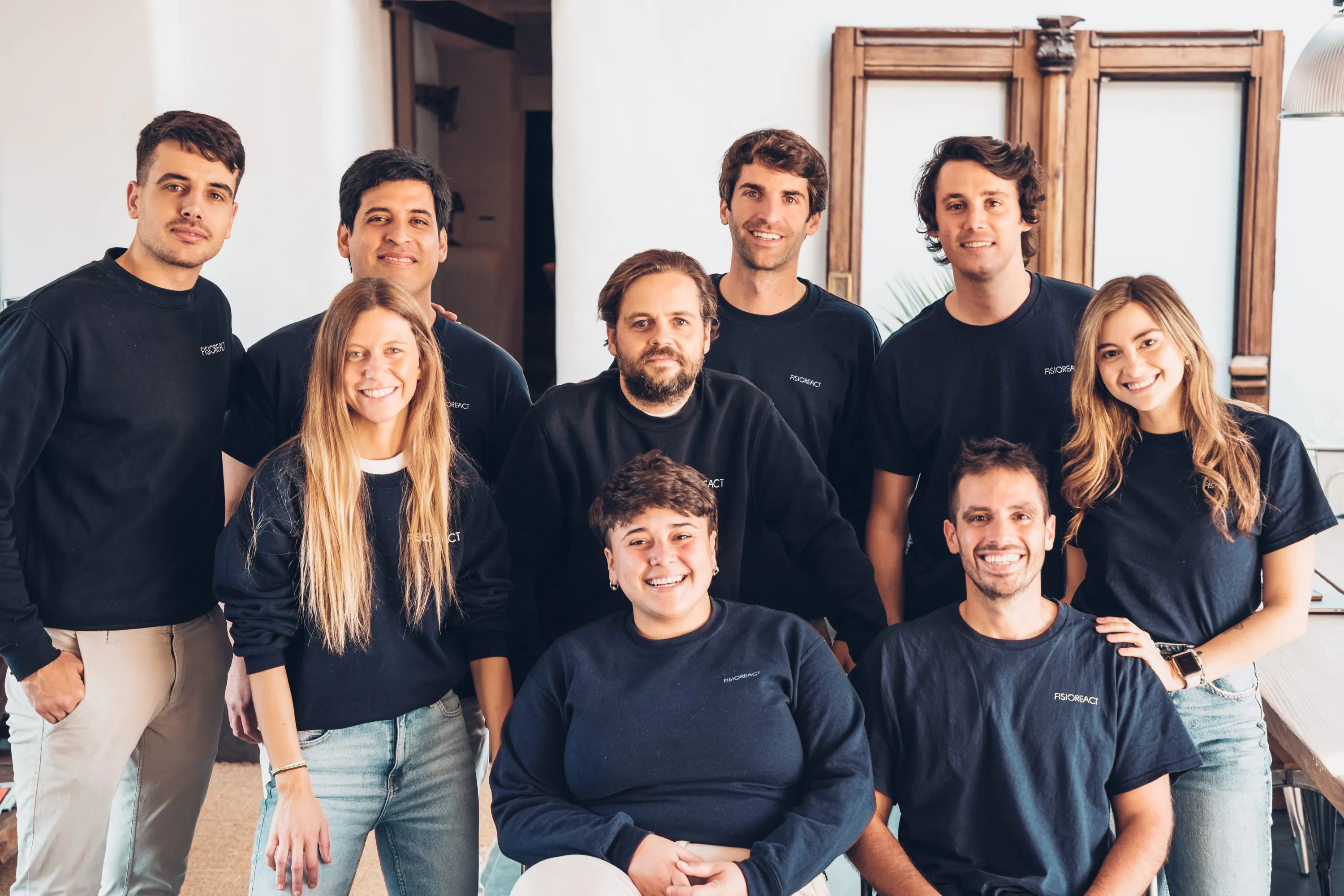 Foto del equipo de profesionales de FisioReact